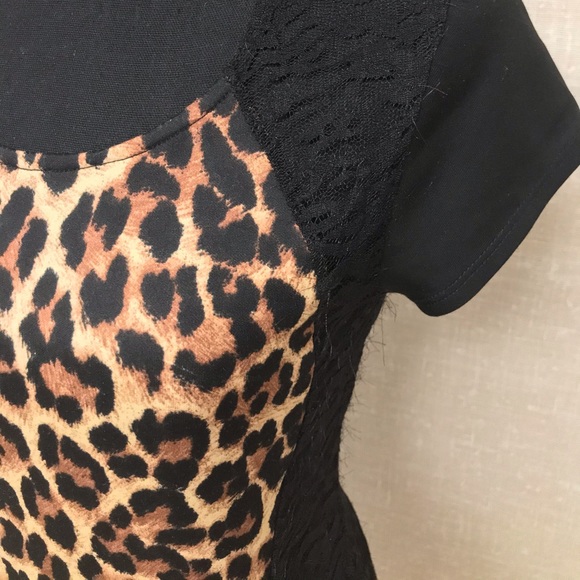 BAILEYBLUE CHEETAH PRINT SEXY DRESS - Picture 3 of 8